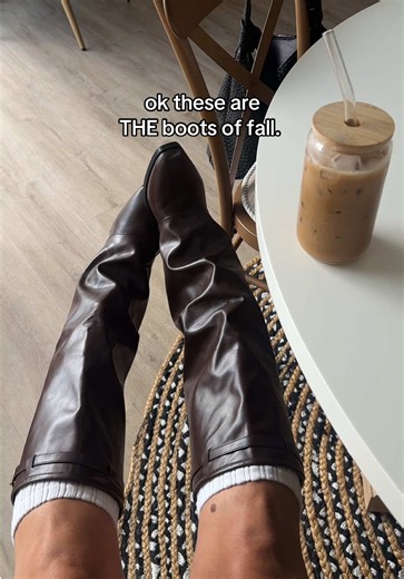 SO COMFY AND PERFECT FOR FALL! I love these boots SO much! True to size! Just FYI, they randomly skip size 9 😭 If you’re a size 9, size up to a 9.5 like I did! I’m wearing color “coffee brown” 🤎🍂☕️ #boots #falloutfits #falloutfitinspo #fallfashion #fallaesthetic