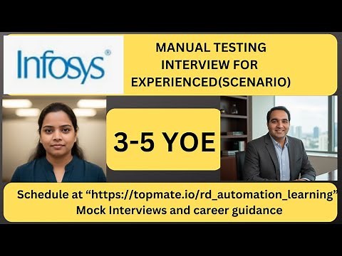 Manual Testing Interview Questions and Answers| Manual Testing Mock Interview for Experienced