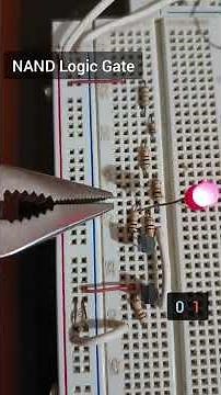 NAND Logic Gate With Transistors