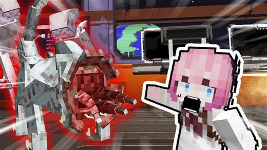 Minecraft【逃离外星生物!!】异形入侵地球准备活体实验...飞船爆炸逃离怪异生物？！【恐怖地图】