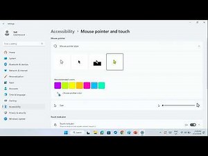 Change Mouse Pointer Color Windows 11