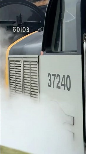 Epic Move: 37240 Hauls Flying Scotsman Out of York!