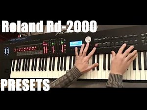 ROLAND RD-2000 | PRESETS