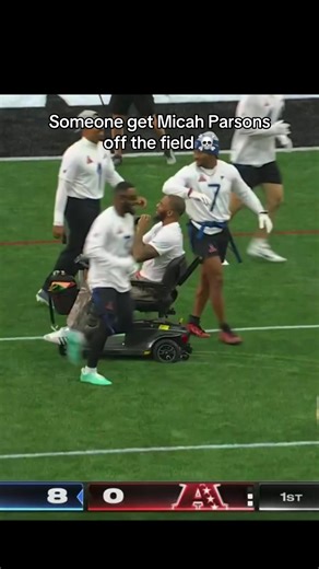 Micah Parsons on his scooter at the Pro Bowl #micahparsons #probowl #NFL #fyp #packers