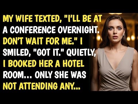 MY WIFE SAID SHE WAS AT A CONFERENCE… THEN I BOOKED THE ROOM NEXT DOOR