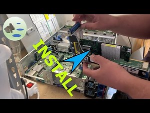 Dual SFP+ 10GbE adapter card installation HP Proliant DL380p G8 server