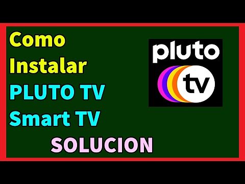 Como INSTALAR PLUTO TV en mi Smart TV I Solucion 2025