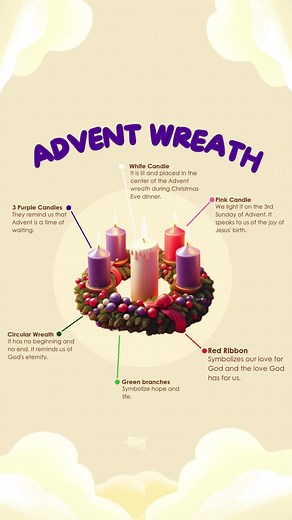 The Advent wreath symbolizes the spiritual preparation for Christmas and the birth of Jesus🙏 Are you getting ready to experience Advent with us?🙂 . . . . #church #religious #religion #faith #bible #god #jesus #spititual #catholic #prayer #advent