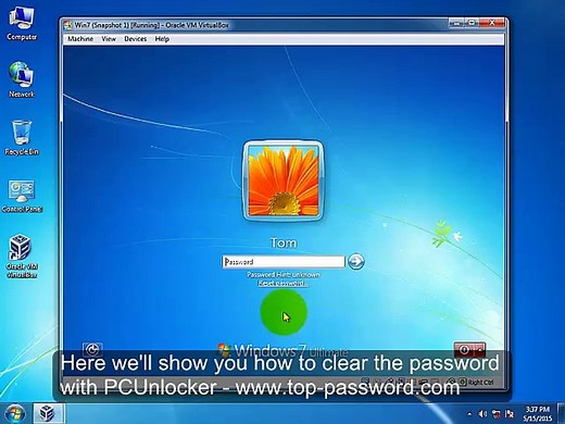 Reset Lost Windows Password on Oracle VM VirtualBox - video Dailymotion