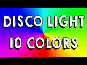 LED Disco Light 10 Colors / Party Light / LED Disco Light Screen (Mood Light)