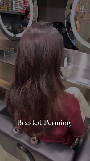 Experience the magic of braided perming at Time Machine Salon ✨Book your appointment now!!Contact 9702402402#perminghair #perming #timemachinesalon #mmtimemachine #hairperm #perm #curlyhair #trend #hairmakeover #reels | Time Machine Salon | Facebook