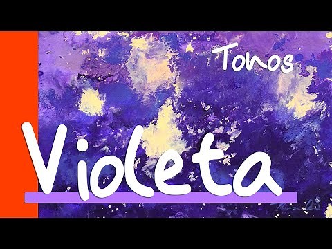Cómo Hacer el Color VIOLETA o Morado, Mezcla de colores Violetas en óleo o acrílico.