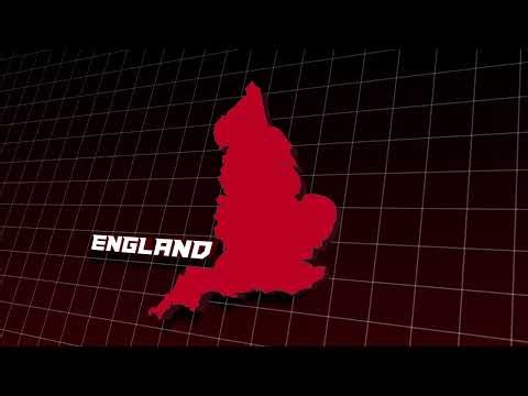 England Map Animation | Country Outline & Geographic Visualization