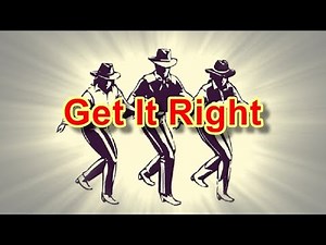 Get It Right - Line Dance (Music)