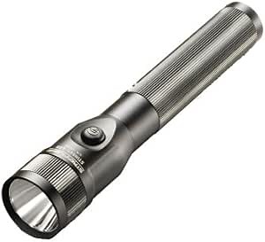 Streamlight 75736 Stinger LED Flashlight with AC Fast Charge PiggyBack Holder, Black