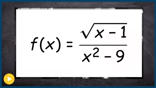 Domain of rational radical function