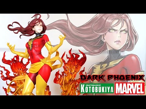 Dark Phoenix REBIRTH Marvel Bishoujo Statue Unboxing - Kotobukiya