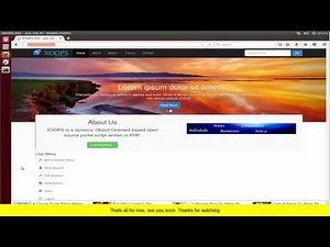 How To install XOOPS cms on ubuntu Linux