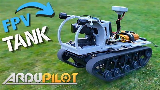 我打造了一辆自主FPV坦克——ArduPilot Rover教程