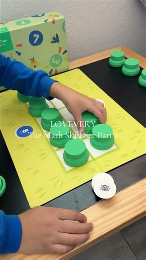 Lovevery Math Skills Set Part 1 Counting Cups Ten Frame #subitizing #mathgames #preschoolmath