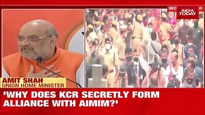 4.2K views · 15 reactions | Amit Shah's scathing attack: AIMIM & TRS have a secret alliance #ITVideo #Hyderabad #GHMC More videos: https://indiatoday.in/videos | India Today | Facebook