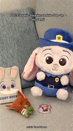 POV: Zootopia Shopping at Miniso Pop-Up 🐾 📍Lotte Jamsil, Seoul