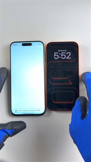 @gadgetgearguide3gs on Instagram: "This Fake iPhone 16 Pro Max Could Not Keep Up…! #shorts I put this fake iPhone 16 Pro Max beside the real iPhone 17 Pro and tested both in a simple web-browser speed test. The difference was honestly wild. The fake one lagged, froze, and struggled with even basic loading, while the real 17 Pro handled everything smoothly. If you are thinking about buying a replica or a fake iPhone, be careful. This one was basically unusable. Maybe there are better replicas out