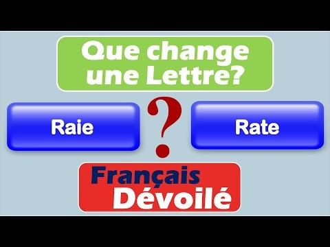 Raie et Rate (Une Lettre)