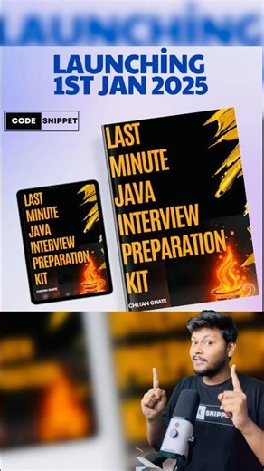Last Minute Interview Preparation Ebook #coding #javadevelopment #programming #interview