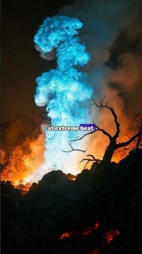 Kawah Ijen: The Blue Fire Volcano 🌋🔵 #shorts #facts