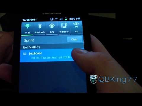 How to scroll messages in the notification bar in Android