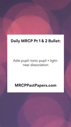 MRCP Part 1 & 2 Daily Revision Bullet