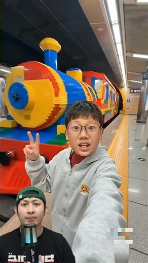 LET'S RIDE THE LEGO TRAIN‼️🤯😱@nishadytfacts #remix #dubbing #trending