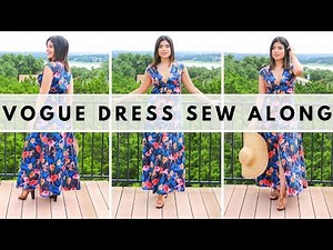 Summer Vogue Dress: Sewing Tutorial - ROSY | PEÑA (Vogue 9311)
