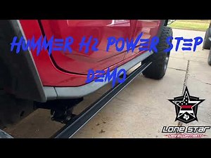 Hummer H2 intelligent power Step from Lone Star Development