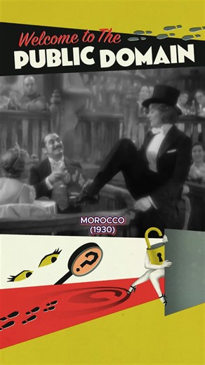 Welcome to the Public Domain, MOROCCO (1930) 🎩 🎥 Marlene Dietrich was bending the rules as she pleased. See her iconic suit & daring kiss in this pre-Code classic. Learn more. Link in bio 🔗 #PublicDomainDay #CopyrightFree Media Description: Marlene Dietrich's famous kiss from the 1930 feature film, Morocco.