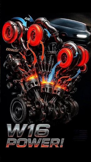 W16 Engine EXPLAINED |
