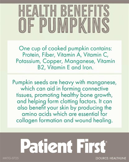 13 reactions | Oh my GOURD!  | Patient First | Facebook