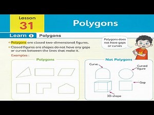 Primary 3 \\ grade 3-1st term 31- Polygons - Parallelograms. شرح ماث ثالثه إبتدائى لغات
