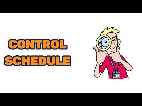 Control Schedule from the PMBOK