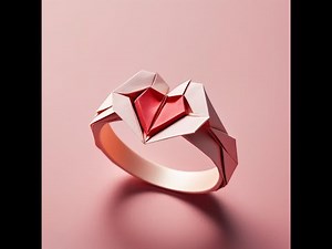 How to Make an Origami Heart Ring – Easy Step-by-Step Tutorial!
