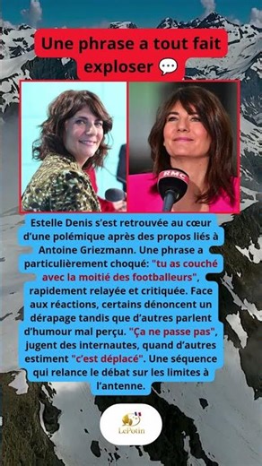 Ses propos déclenchent une vague de réactions