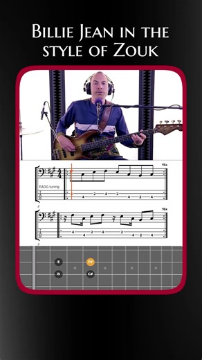 Billie Jean in the style of Zouk - African Bass Masterclass with Edd Bateman #bass #learnbass #bassist #worldmusic #basslesson #africa #africanmusic
