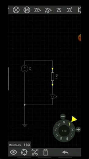 Mobile circuit simulator- EveryCircuit #circuit