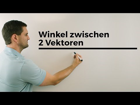 Winkel zwischen 2 Vektoren | Mathe by Daniel Jung
