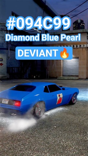 My NEW Deviant Muscle Car Paint Job is INSANE | GTA Online Custom Hex Code #shorts