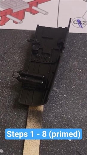 Spitfire cockpit primed and ready #modelbuilding #airfix #ww2