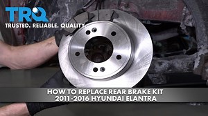 How to Replace Rear Brakes 2011-2016 Hyundai Elantra