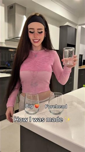 Why I have a big forehead 😩😭 #youtubeshorts #funny