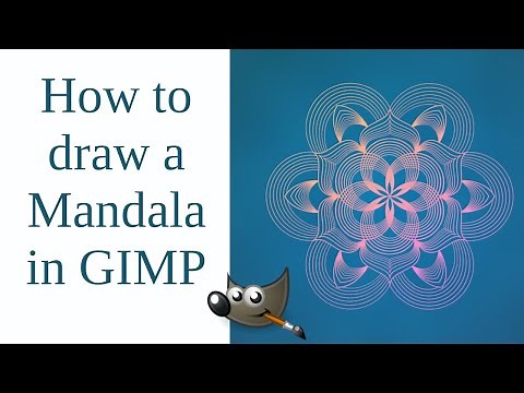 How to Draw a Mandala Using GIMP